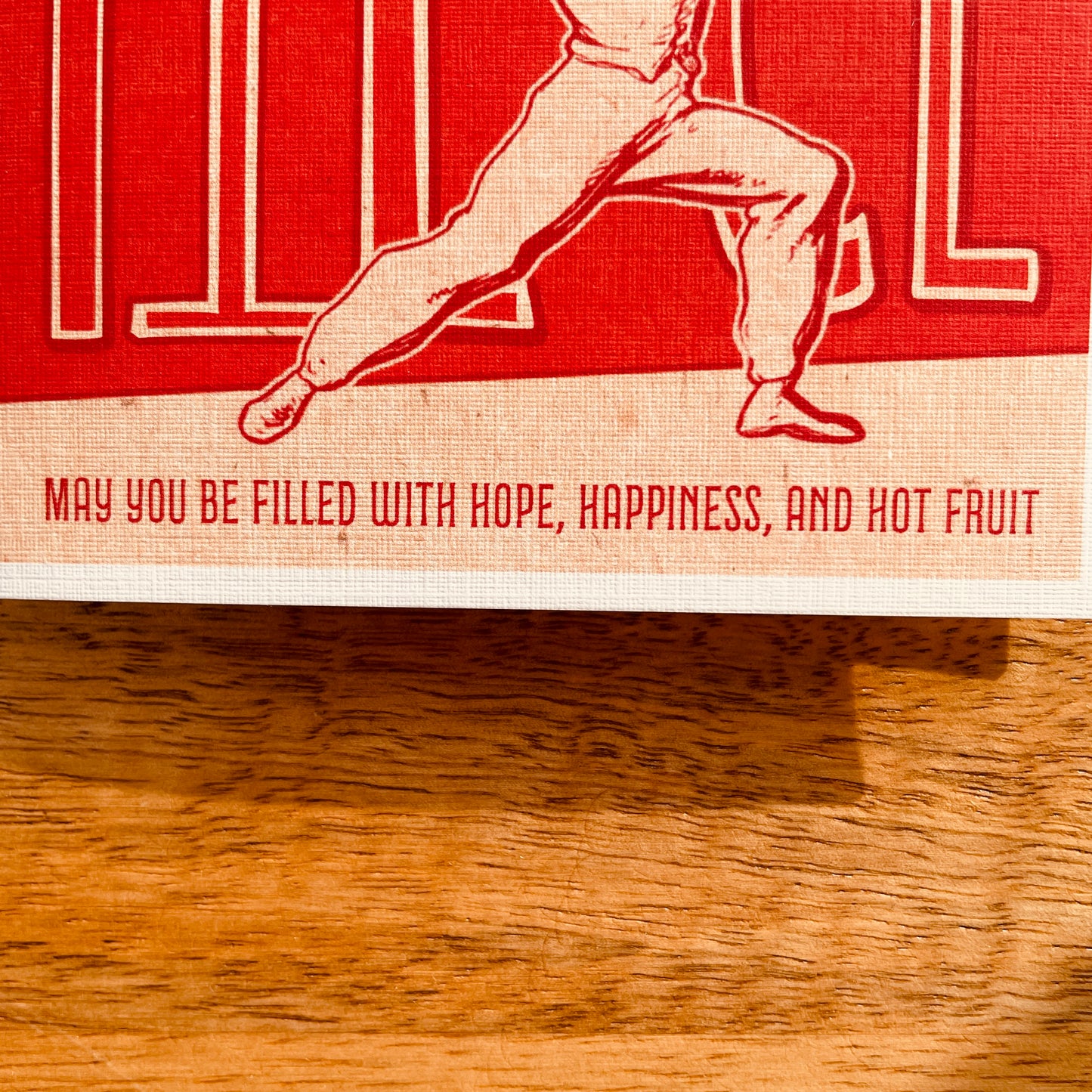 Let There Be Pie(ce) funny Holiday Christmas Card