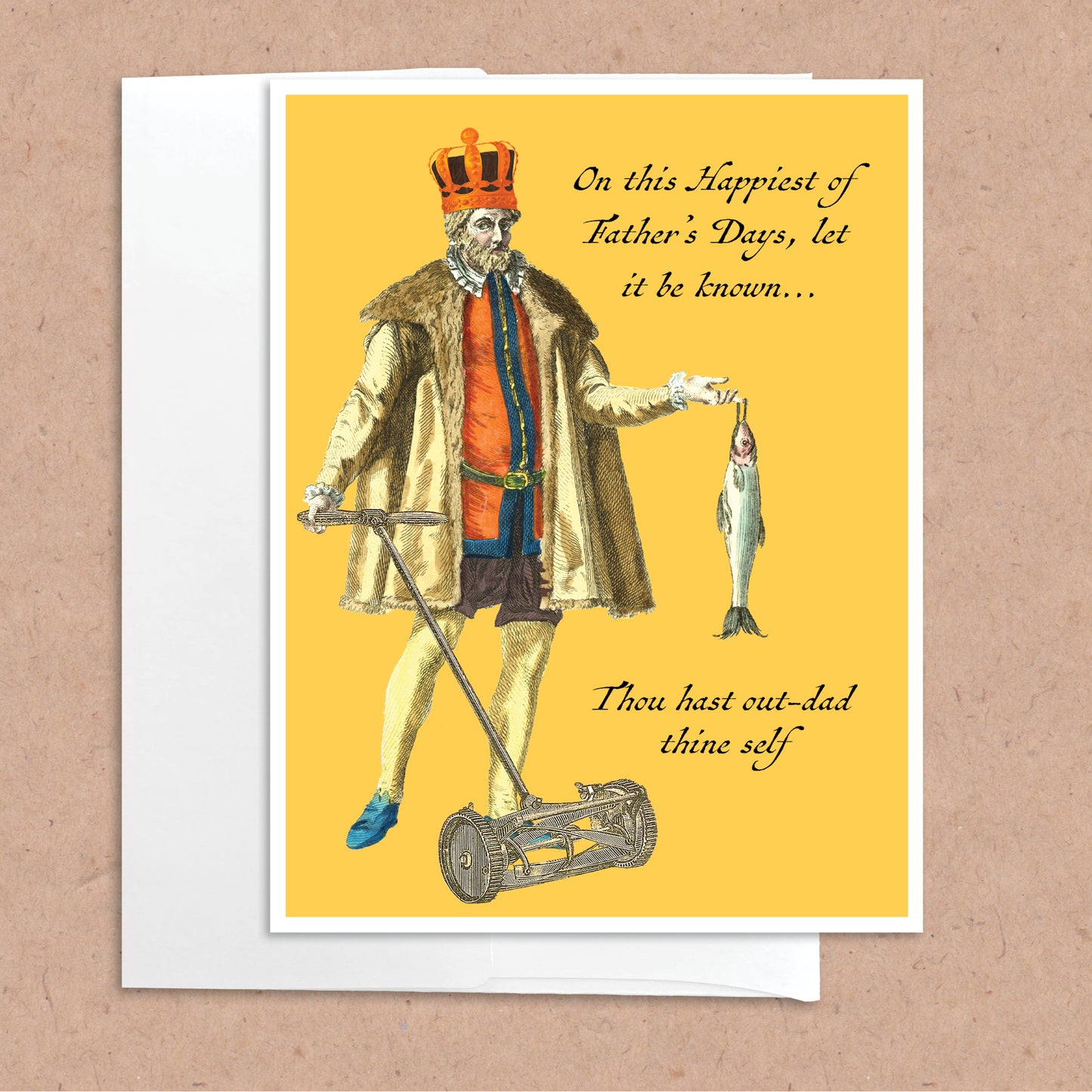 Renaissance Father's Day funny greeting card