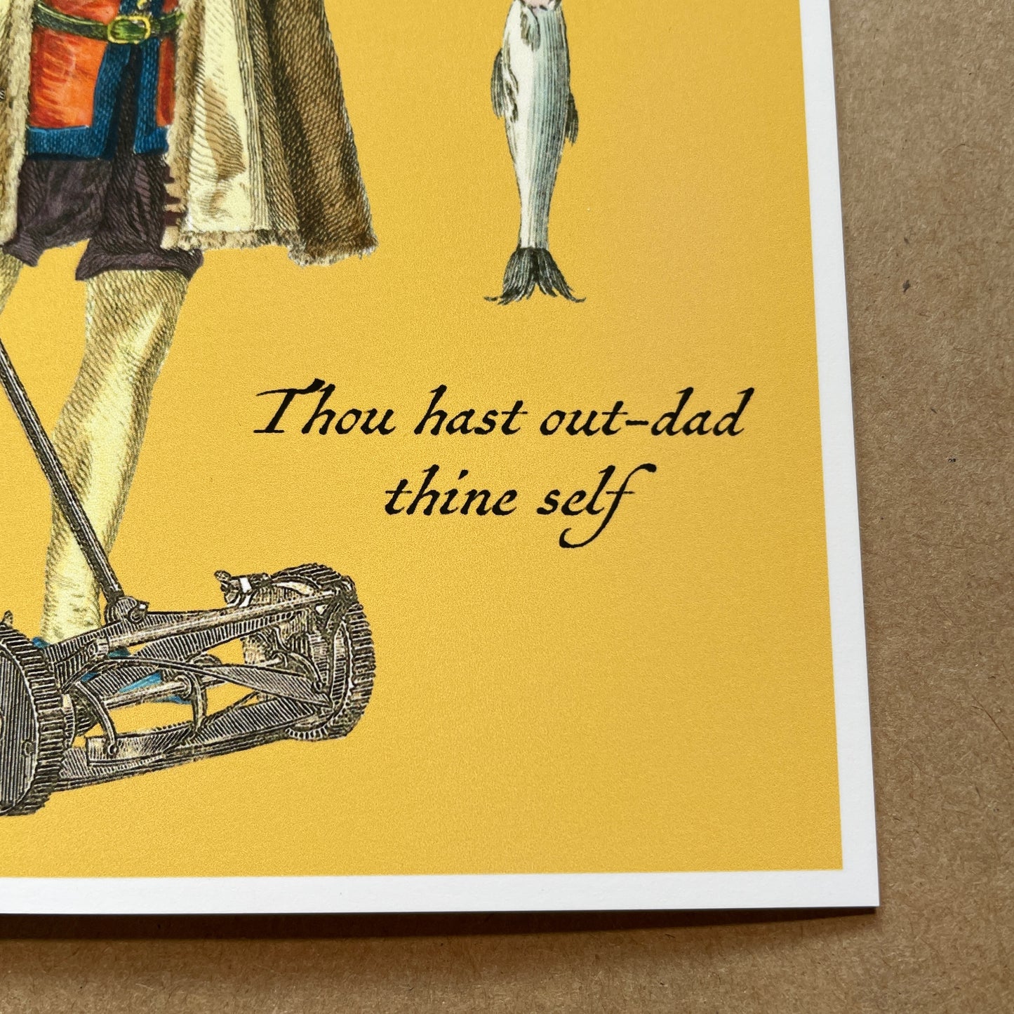 Renaissance Father's Day funny greeting card