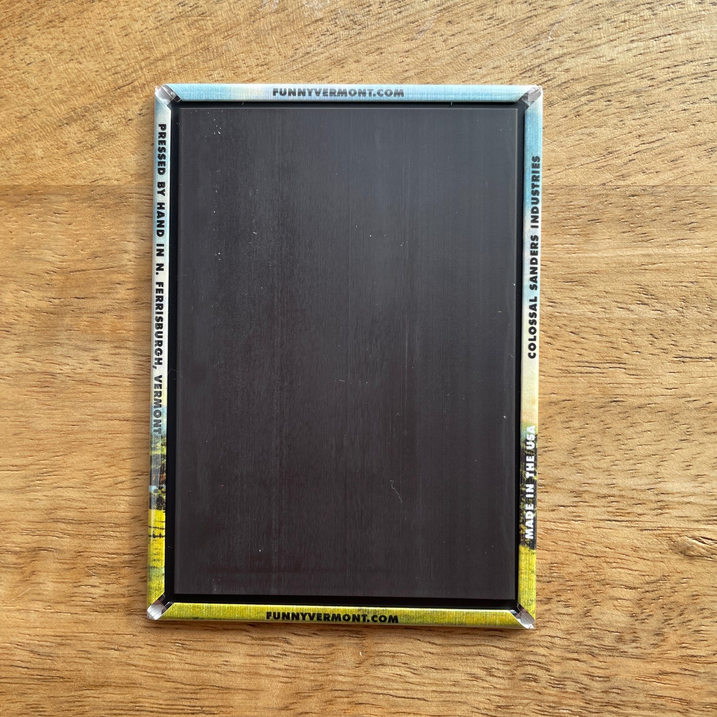 Flannel Statue funny Vermont magnet