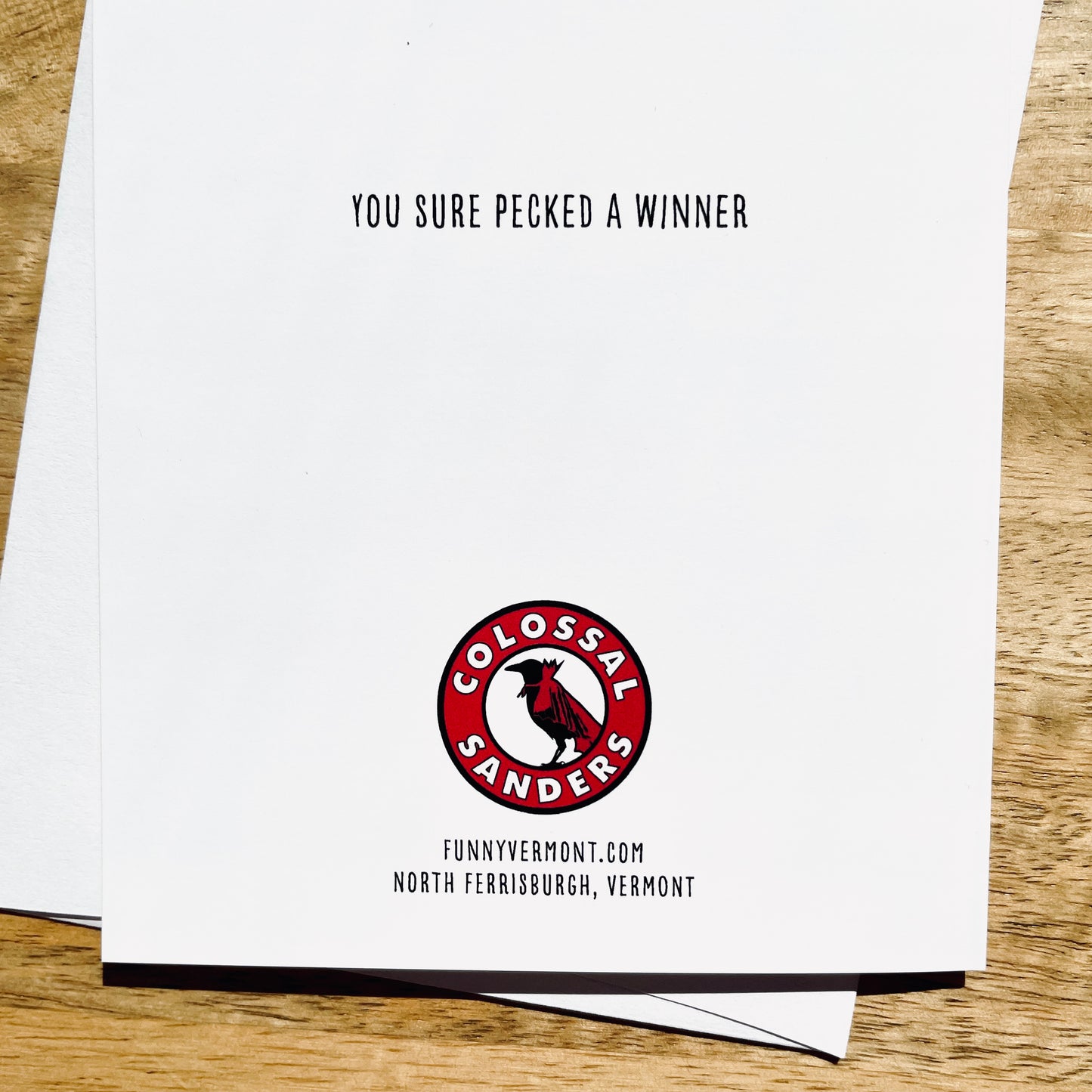 Woodpecker Housewarming funny greeting card