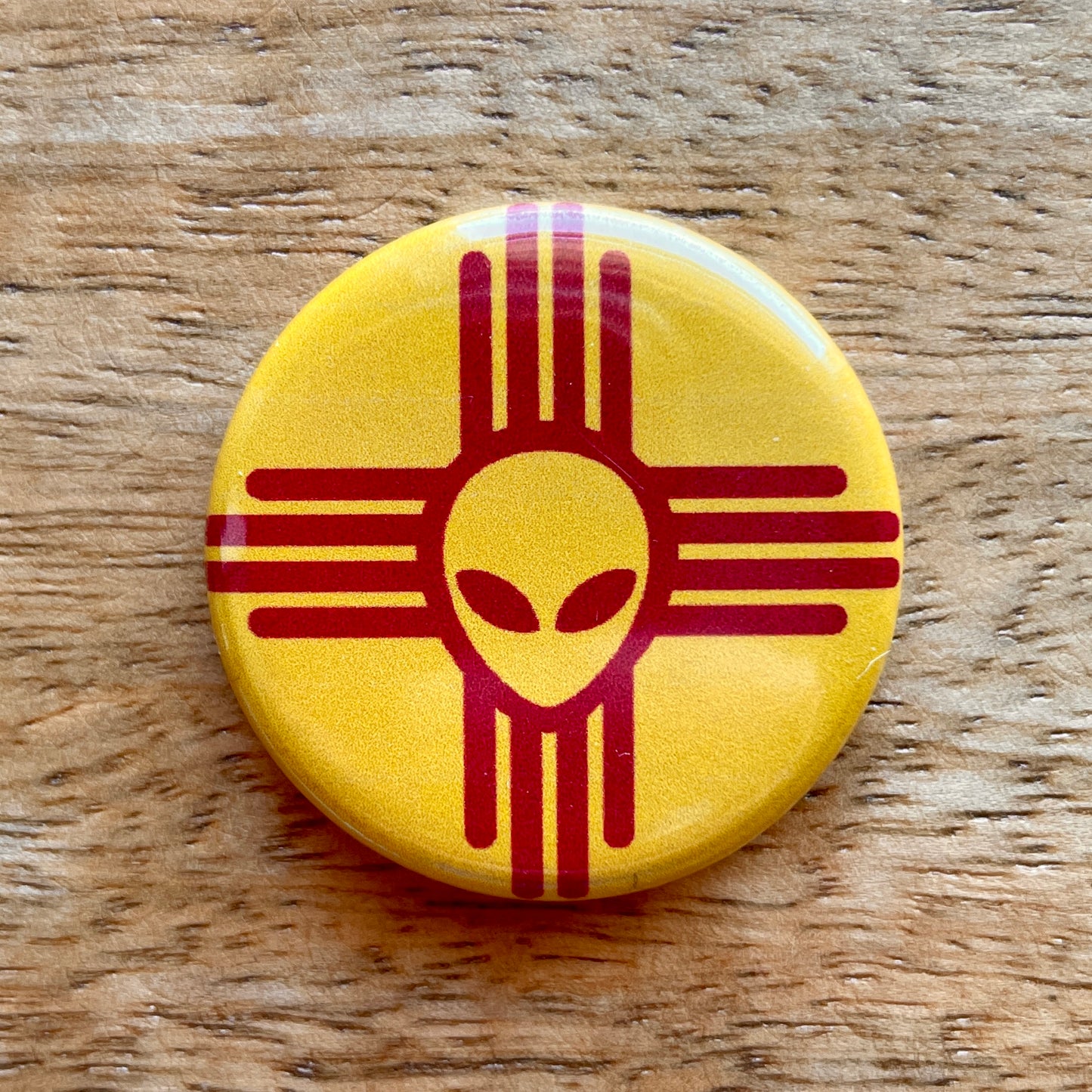 Zia Alien (button or magnet)