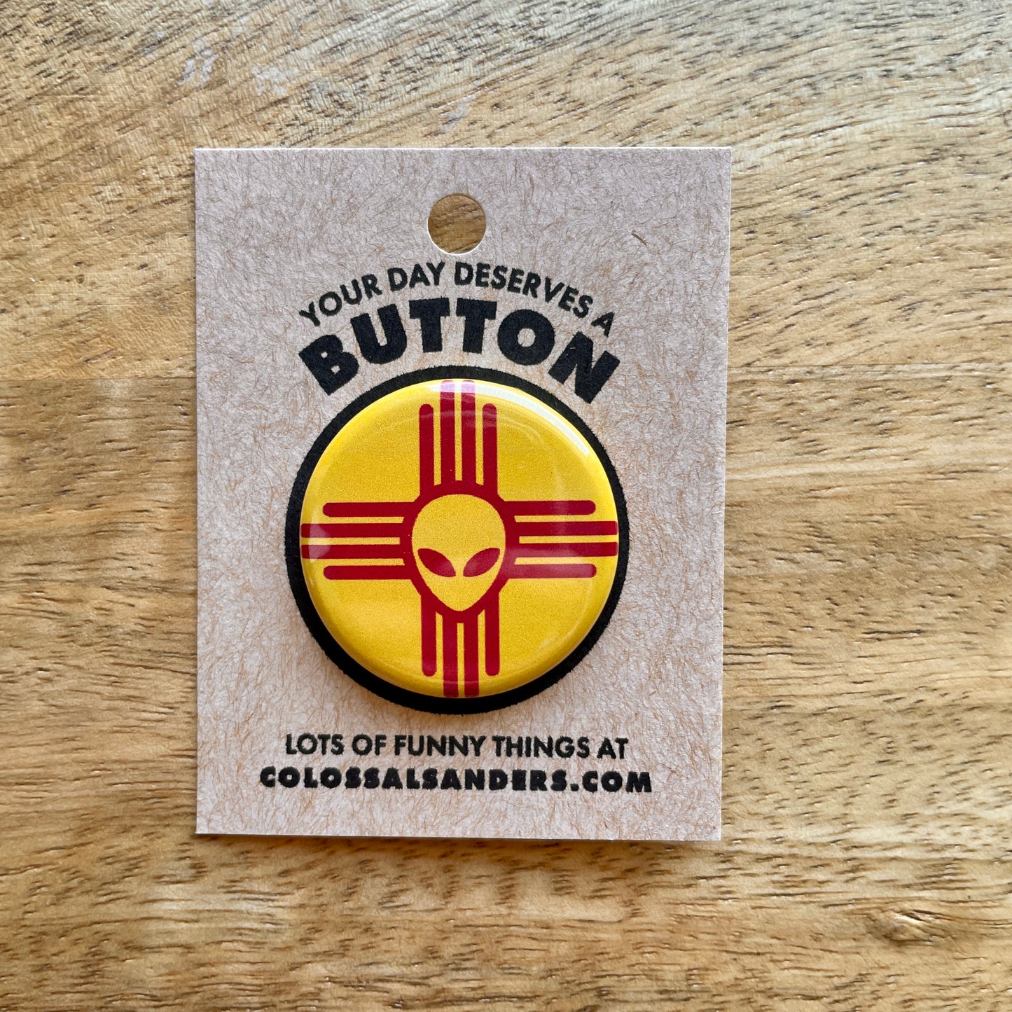 Zia Alien (button or magnet)