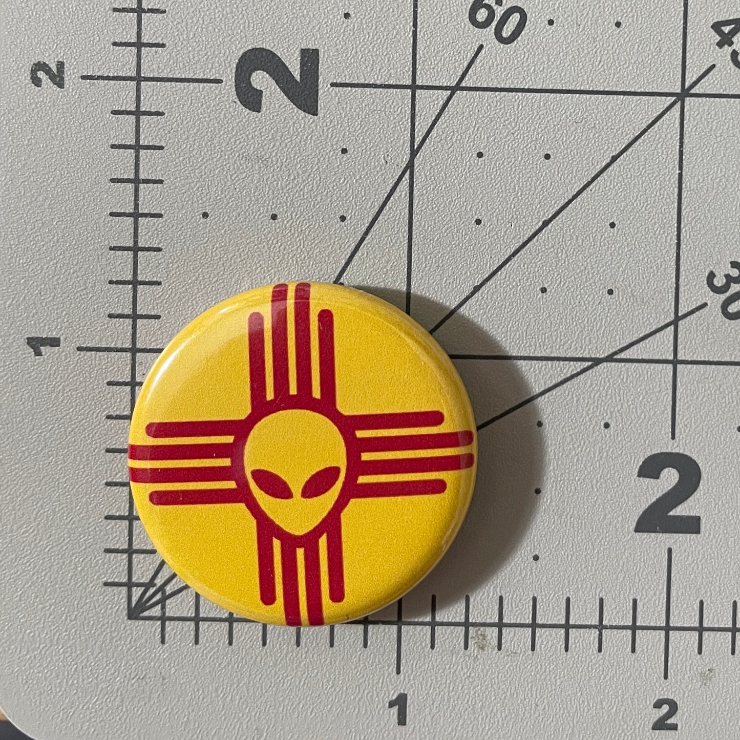 Zia Alien (button or magnet)