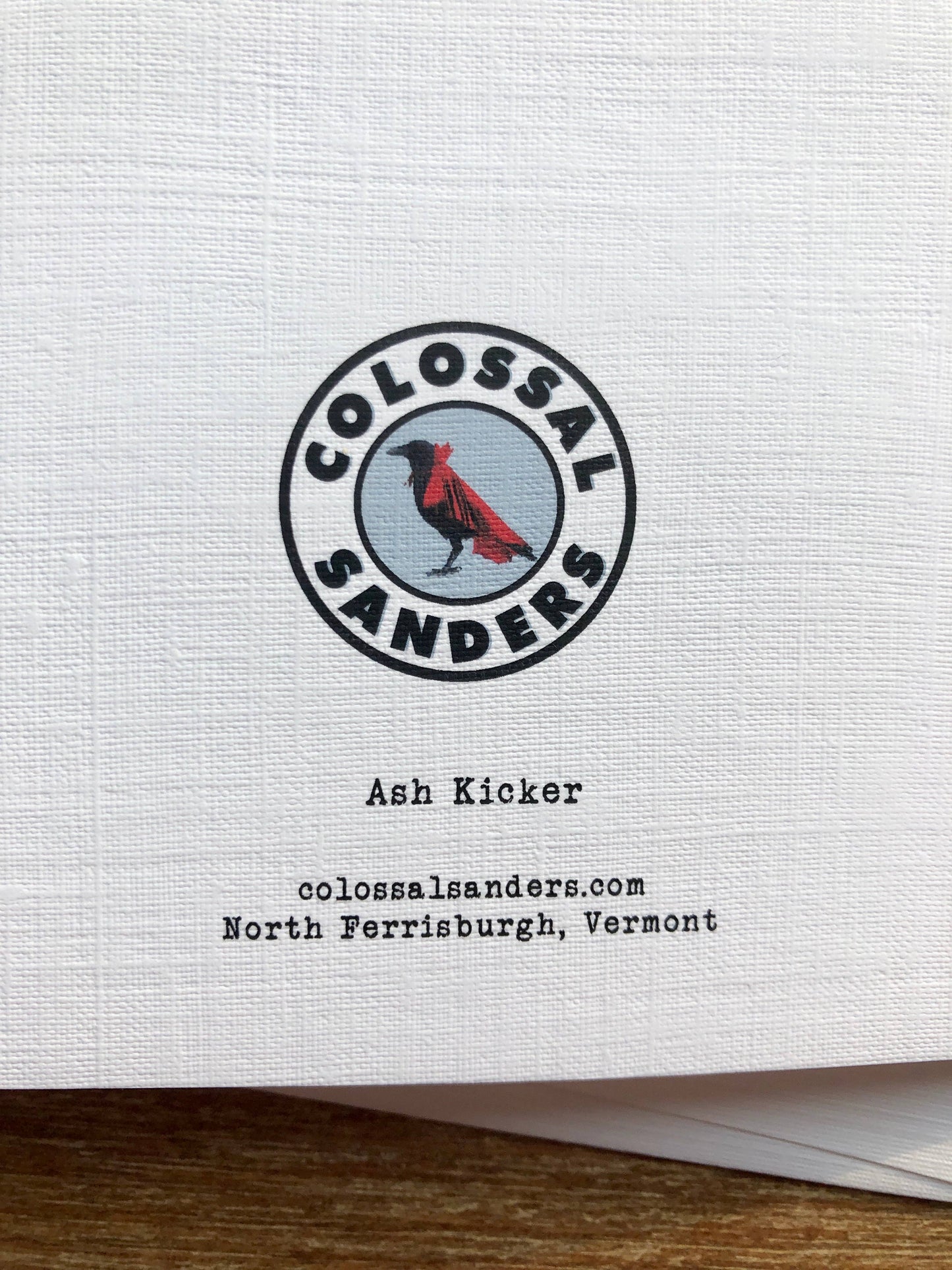 You Kick Ash funny greeting card