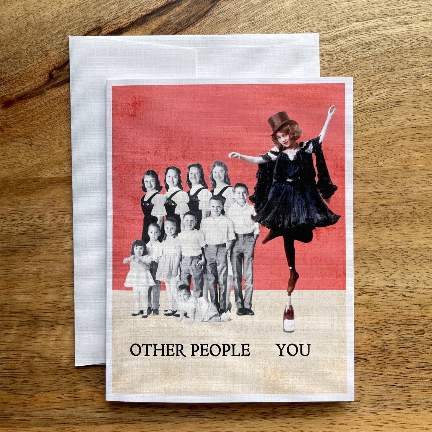 You vs. Other People funny greeting card