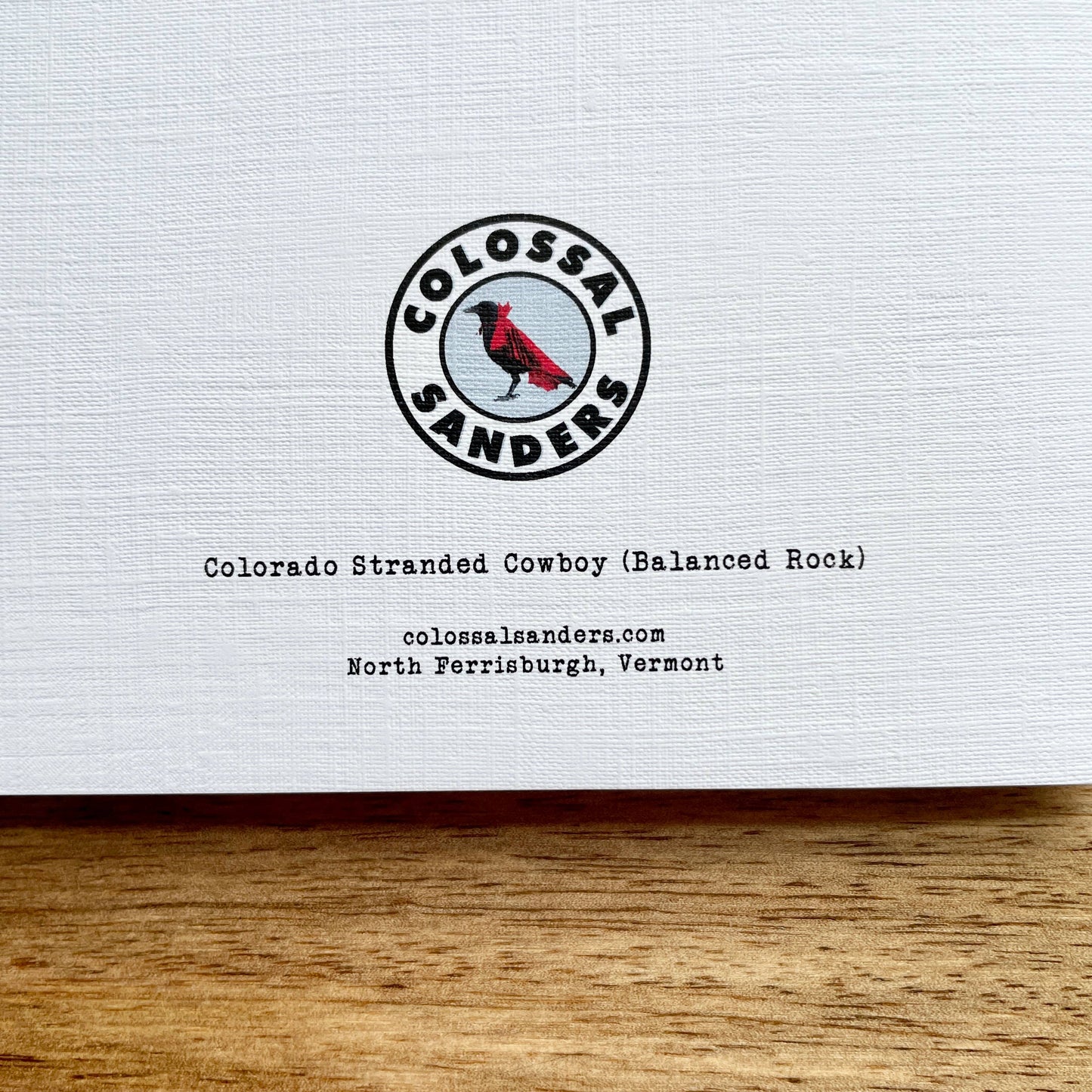 Colorado Stranded Cowboy (Balanced Rock)