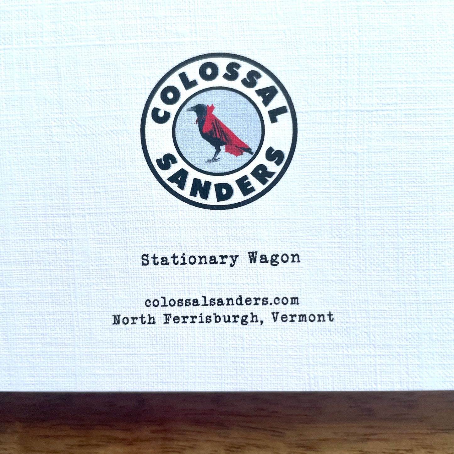 Stationary Wagon funny greeting card