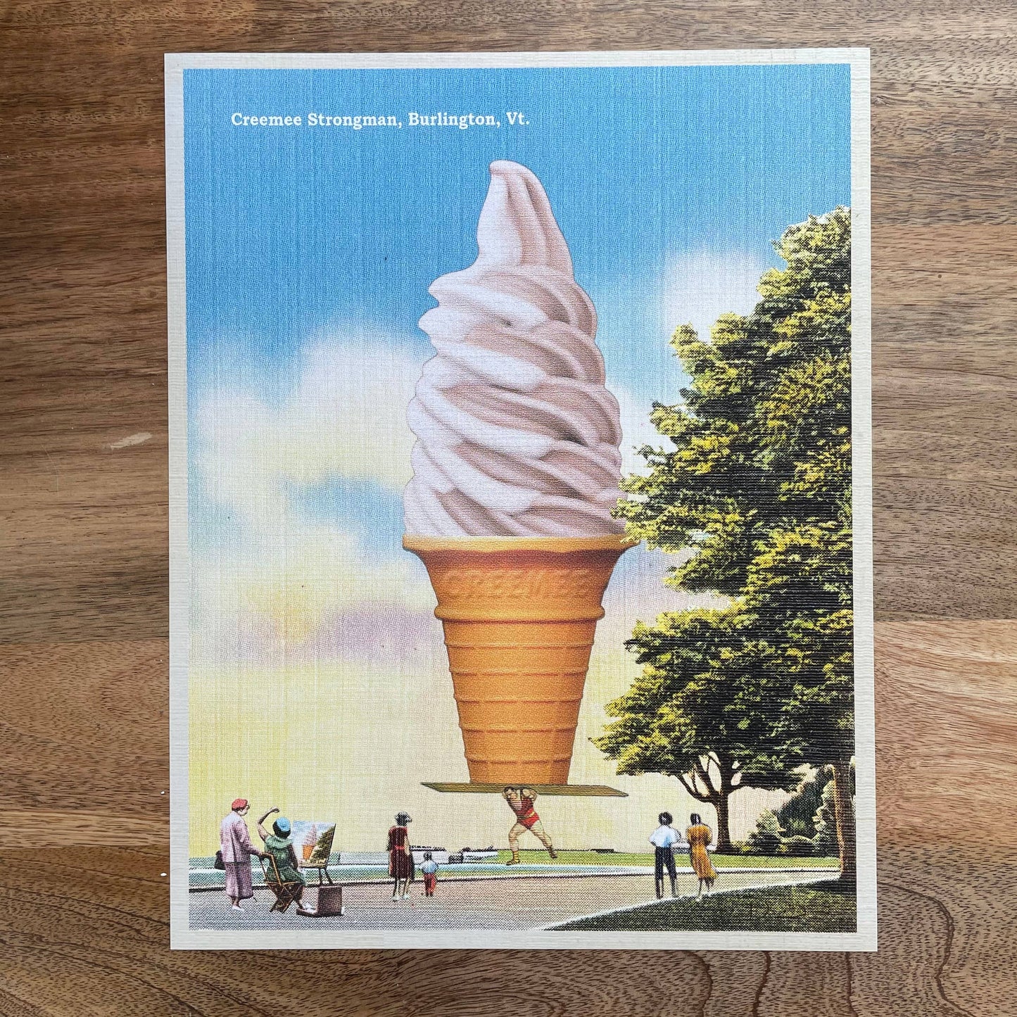 Vermont Creemee Strongman art print