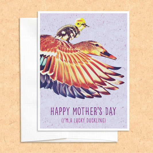 Lucky Duckling Mother's Day Card