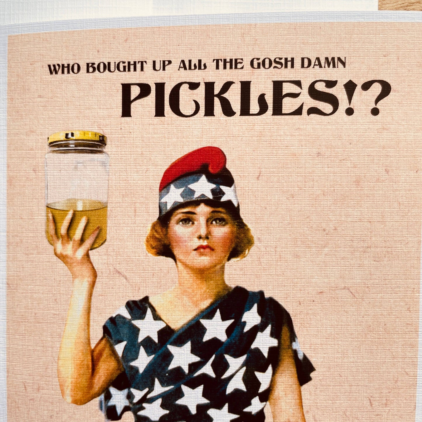 Apicklypse: Who bought up all the pickles? card