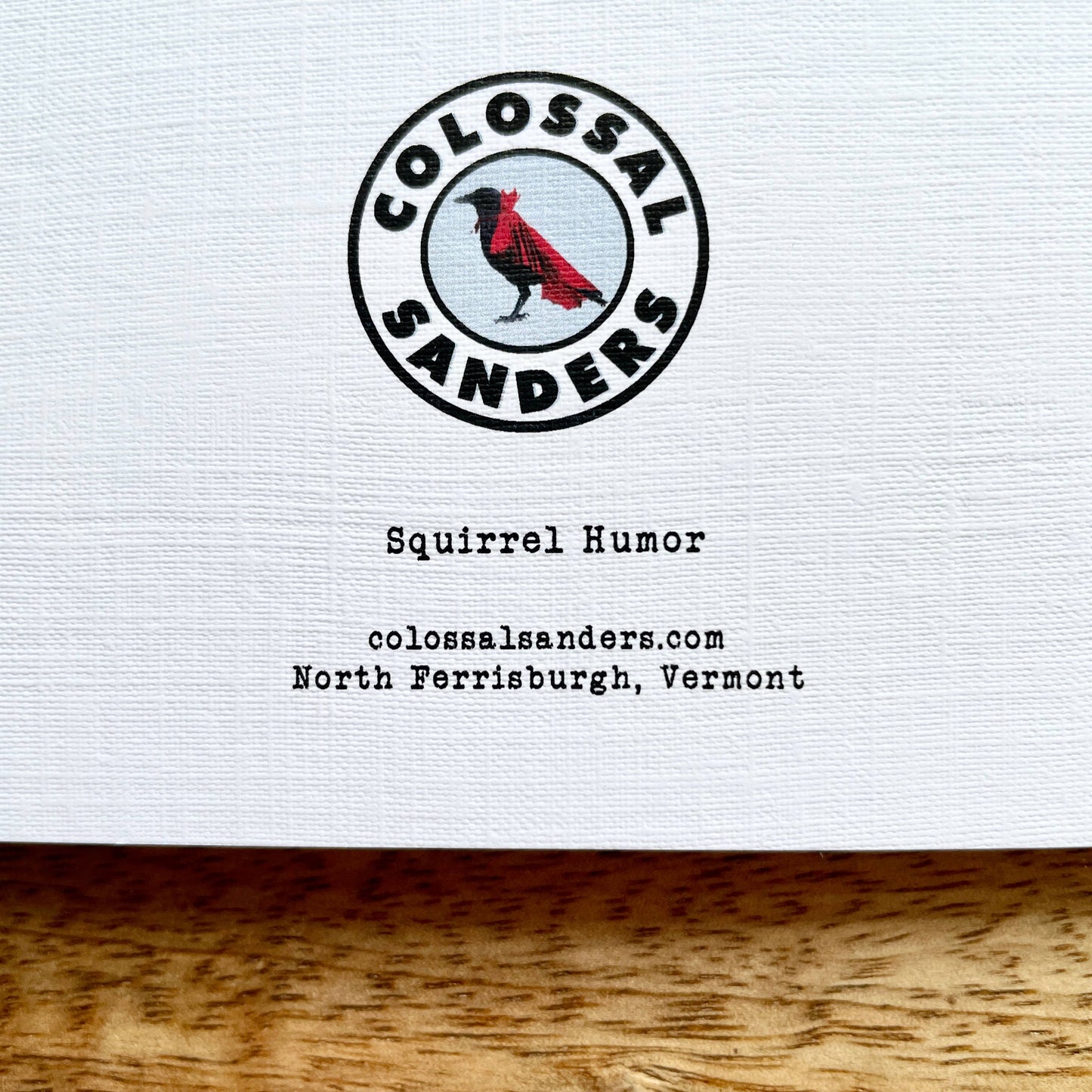 Stand-up comedy Squirrel Birthday card (What's the Deal?) funny animal greet