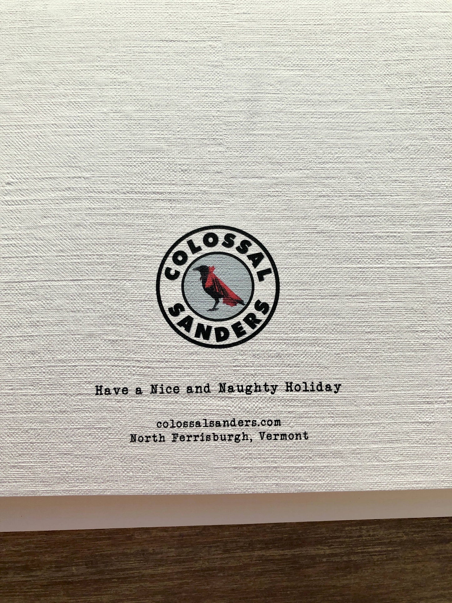 Nice and Naughty funny Holiday Christmas Card