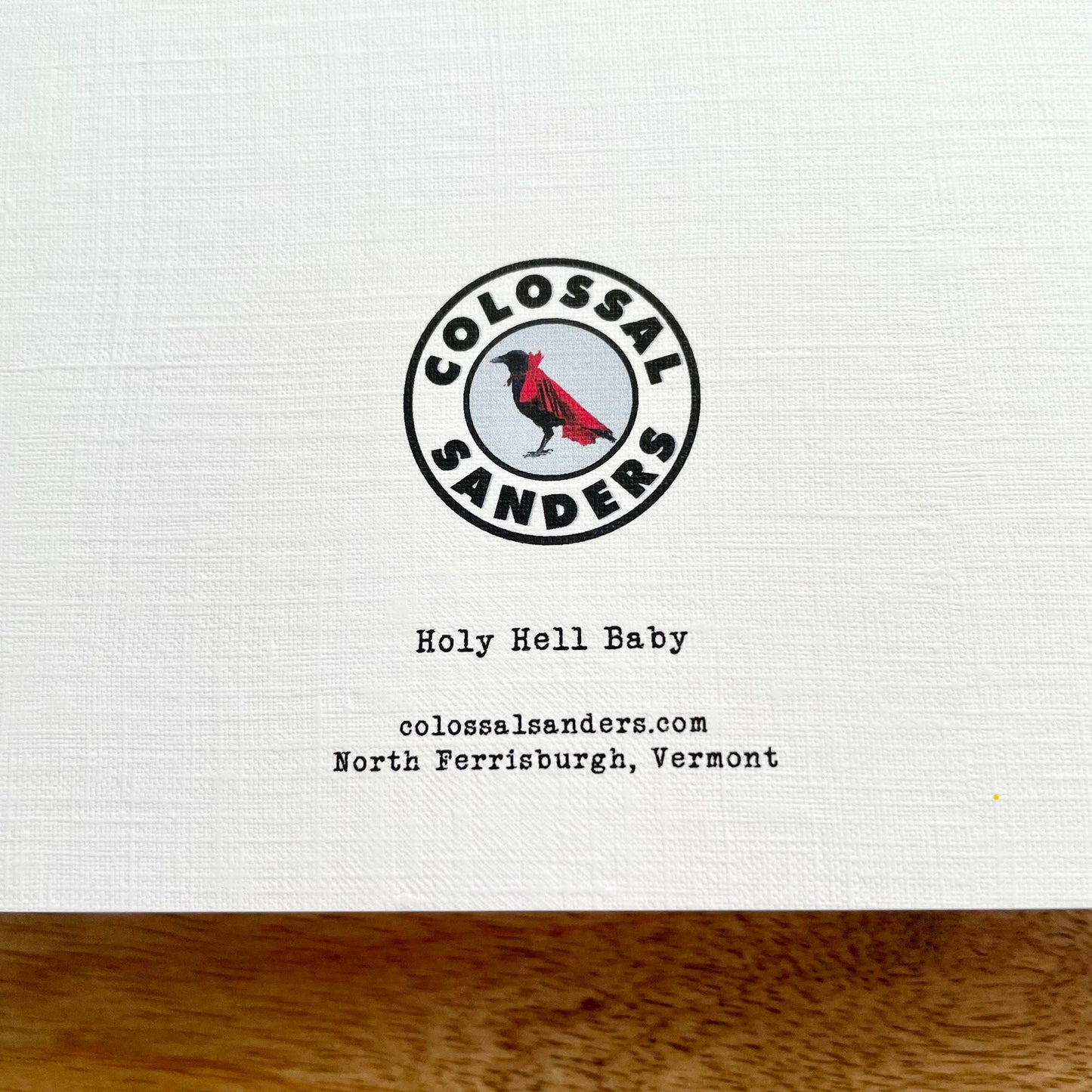 Giant Baby funny greeting card