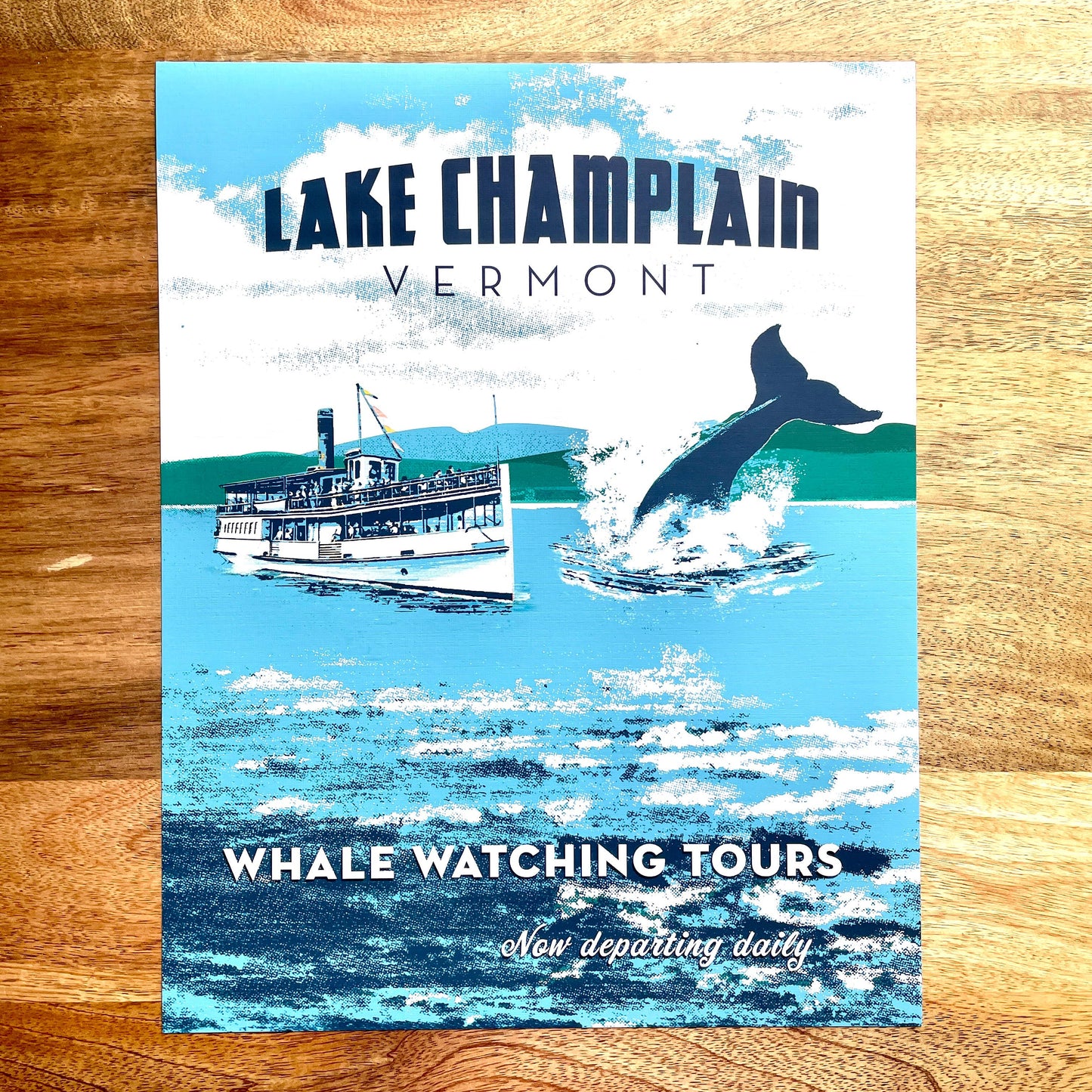 Vermont Lake Champlain Whale Watching Tours art print