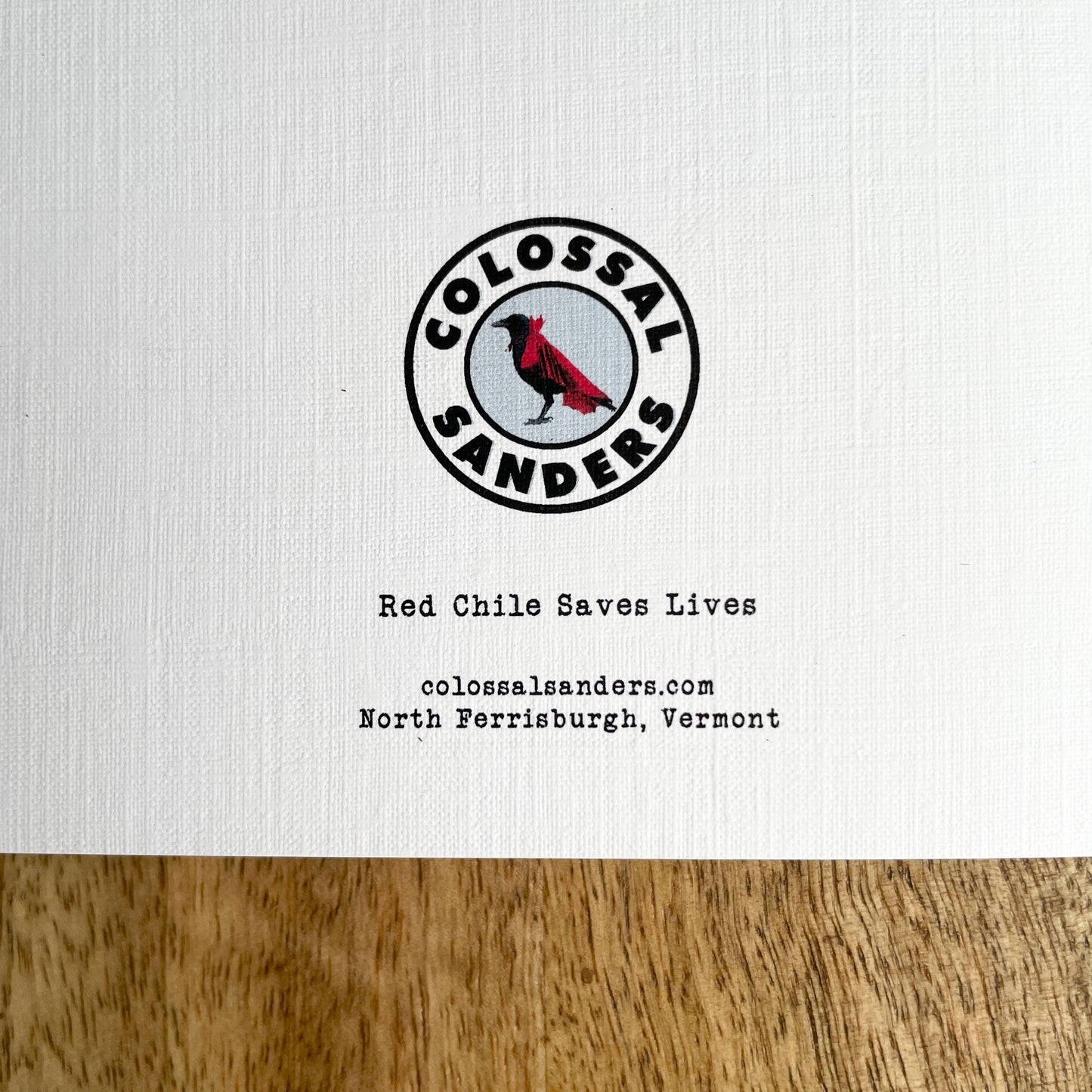 Red Chile funny greeting card