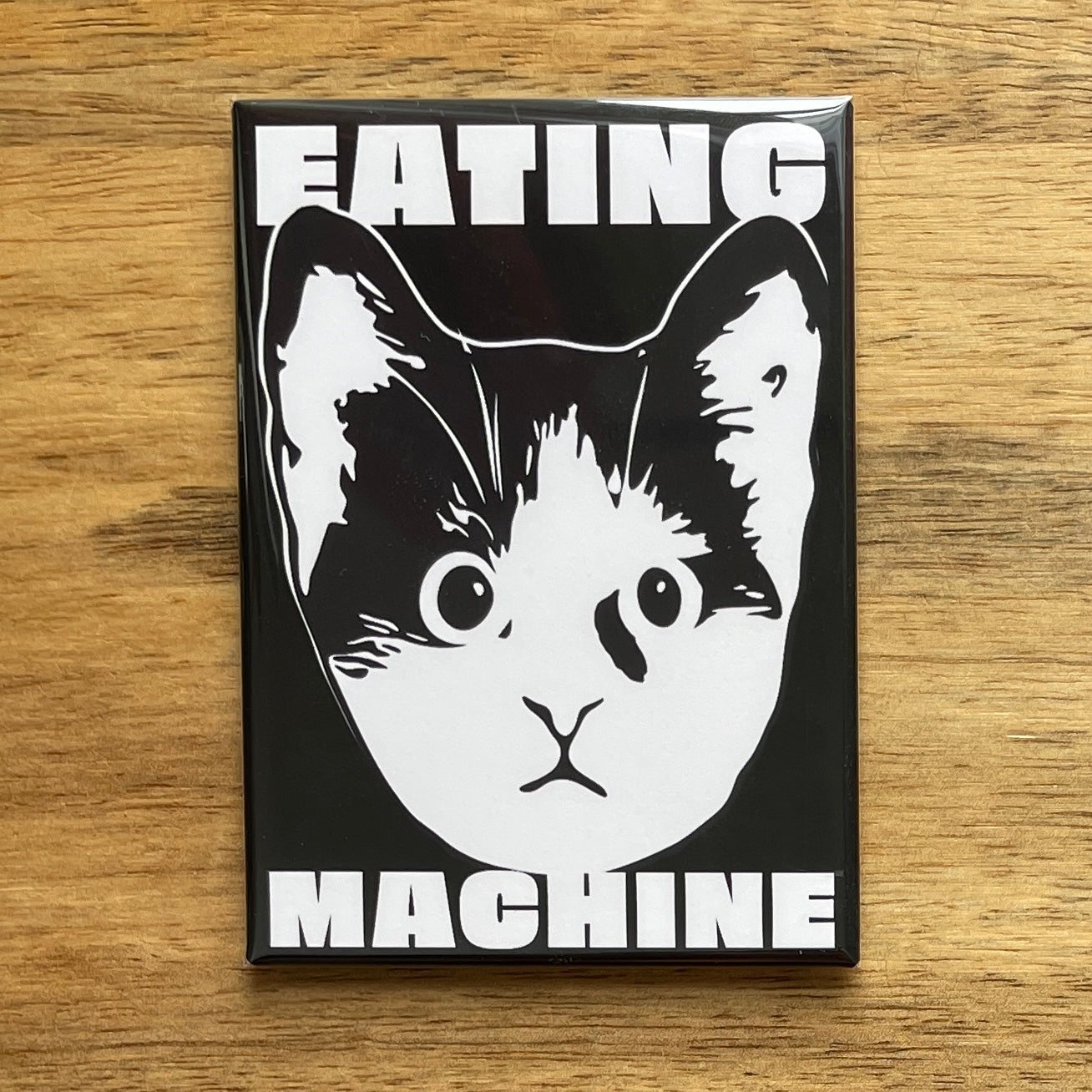 Eating Machine kitten funny cat magnet