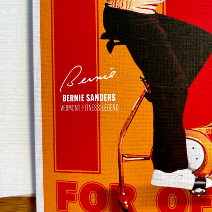 Bernie Sanders: Fit for Office funny greeting card
