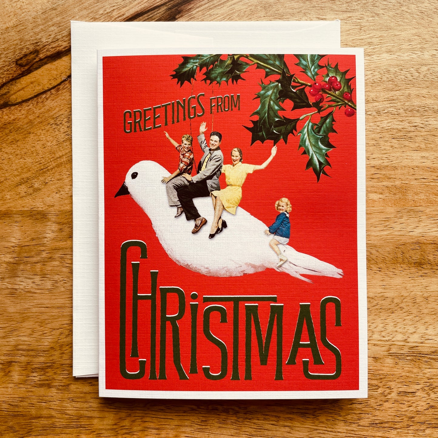 Greetings from Christmas funny  Holiday Card