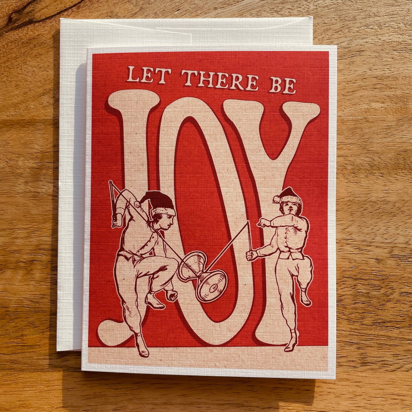 Let There Be Joy funny Holiday Christmas Card