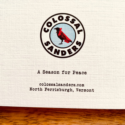 Let There be Peace funny Holiday Christmas Card