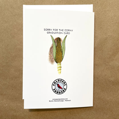Corngraduations funny graduation card