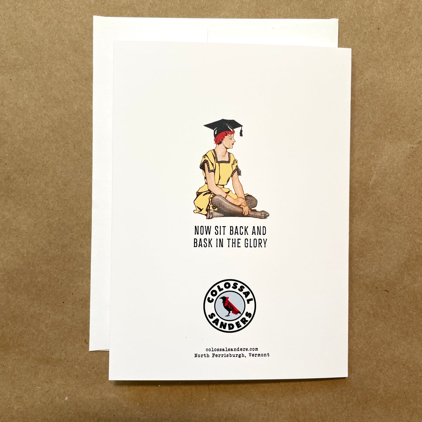 Peace Out funny graduation card