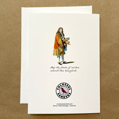 Renaissance funny graduation card