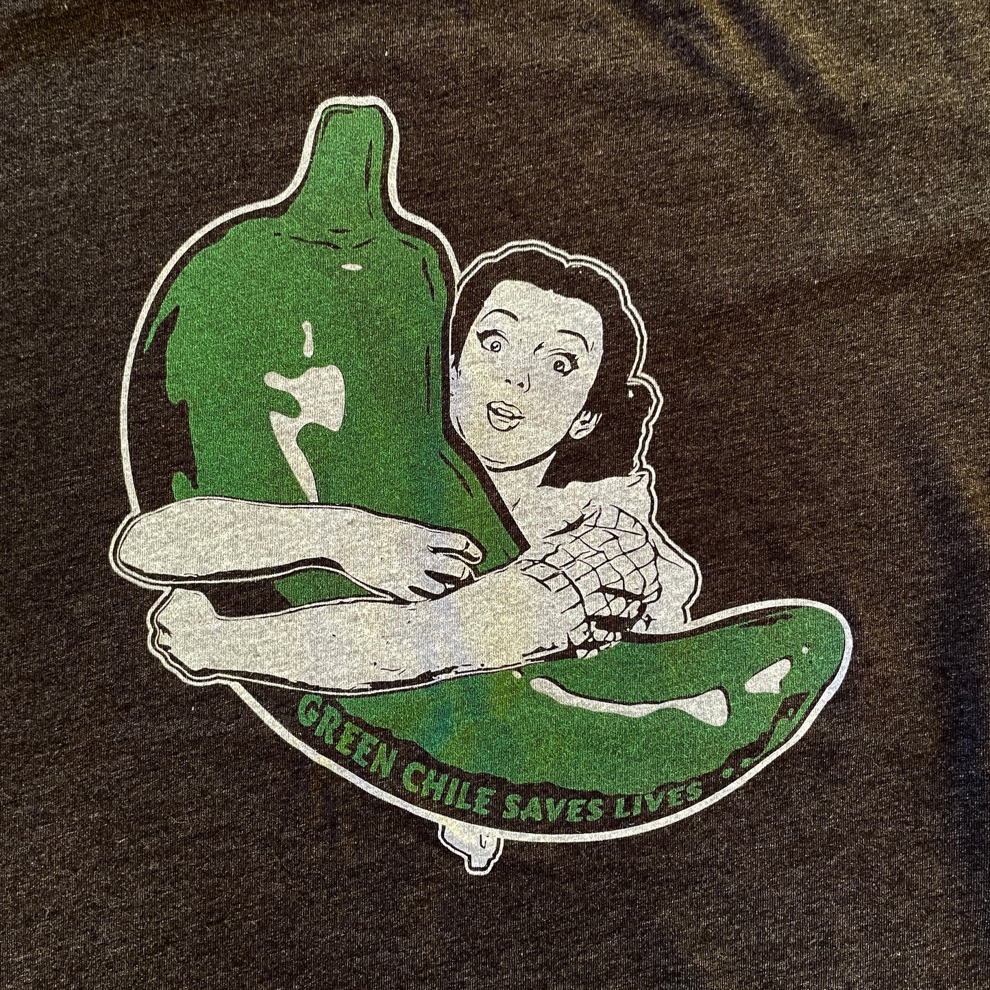 Green Chile Saves Lives T-shirt