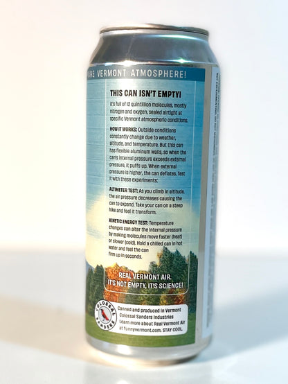 Real Vermont Air (canned fresh)