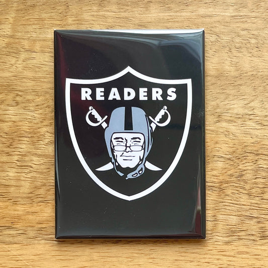 Readers (Las Vegas Raiders) funny parody NFL magnet