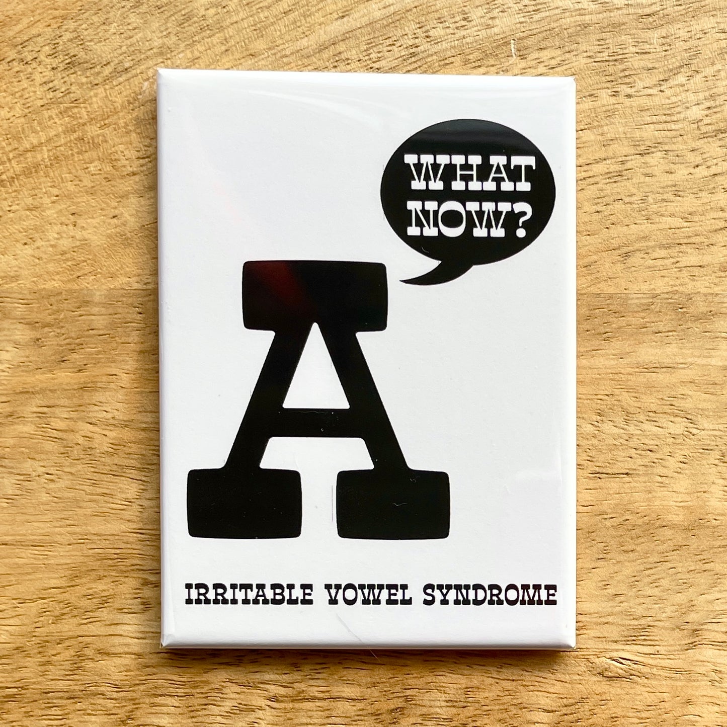 Irritable Vowel Syndrome funny literary magnet