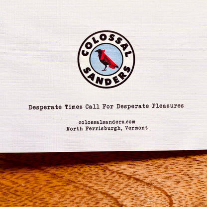 Live a Little funny ice cream Card