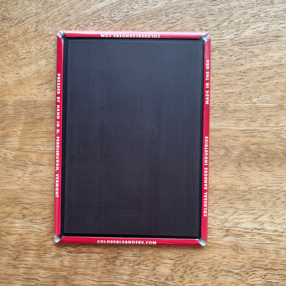 Live a Little funny giant ice cream magnet