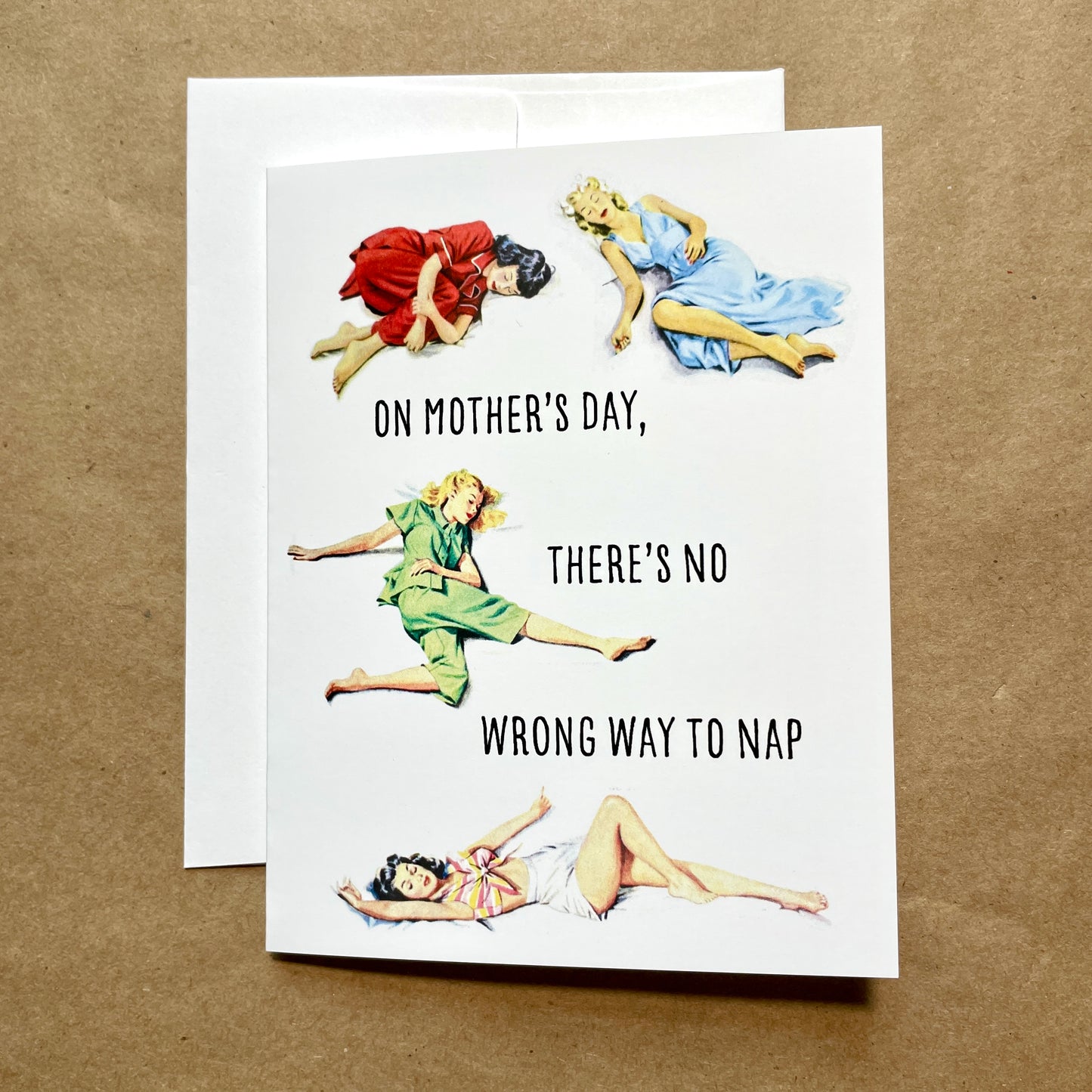 No Wrong Way to Nap Mother's Day Card