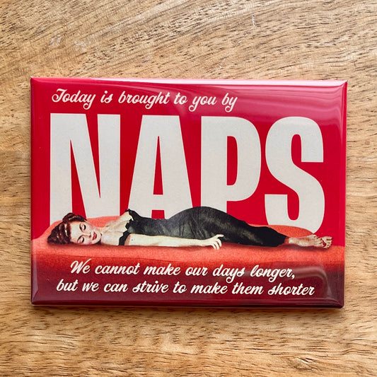 Naps funny magnet