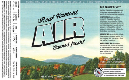 Real Vermont Air (canned fresh)