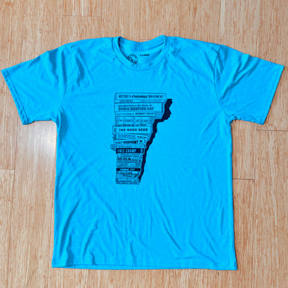 Vermont Book Stack T-shirt