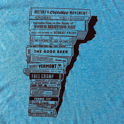 Vermont Book Stack T-shirt