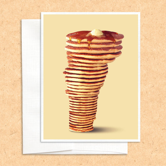 Vermont Pancake funny greeting card