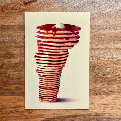 Vermont Pancake Stack funny Postcard