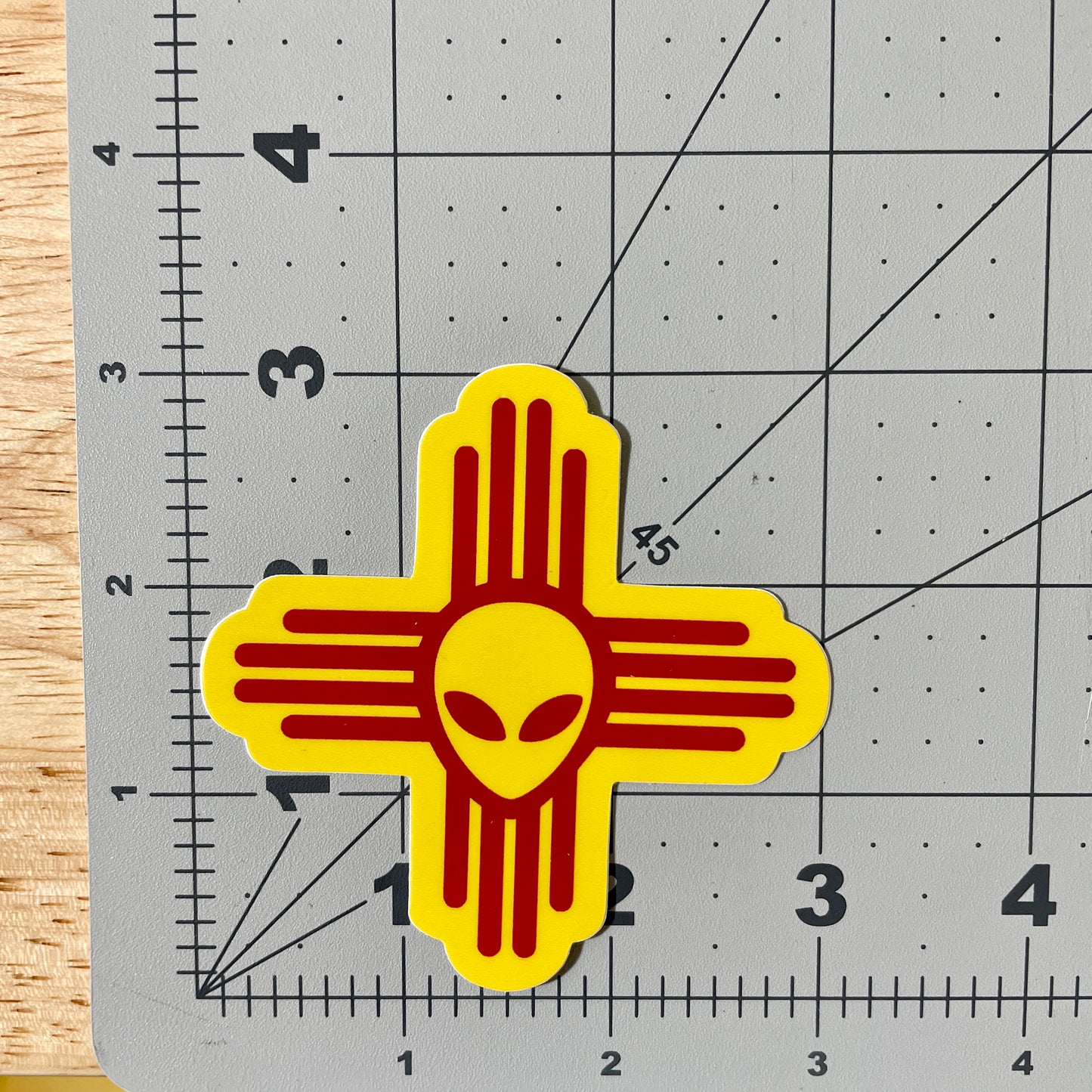 Zia Alien New Mexico sticker