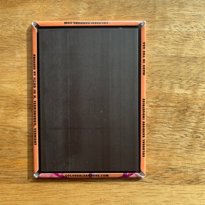 Barred Owl in flannel shirt funny rectangle magnet