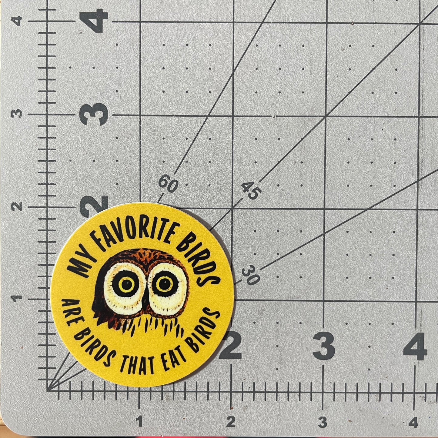 My Favorite Birds (are birds that eat birds funny) sticker