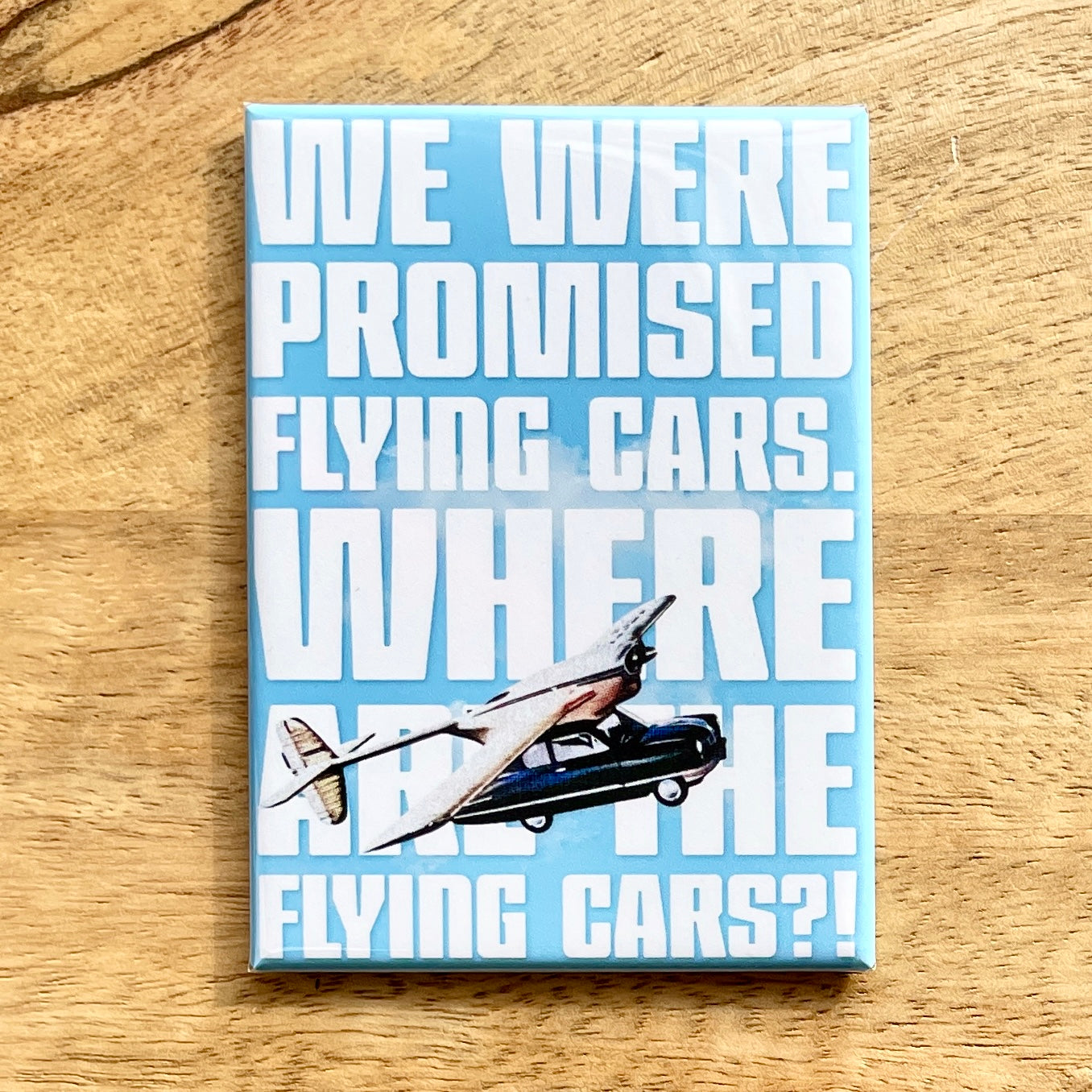 Flying Cars funny magnet
