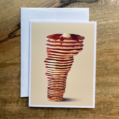 Vermont Pancake funny greeting card