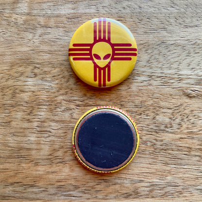 Zia Alien (button or magnet)