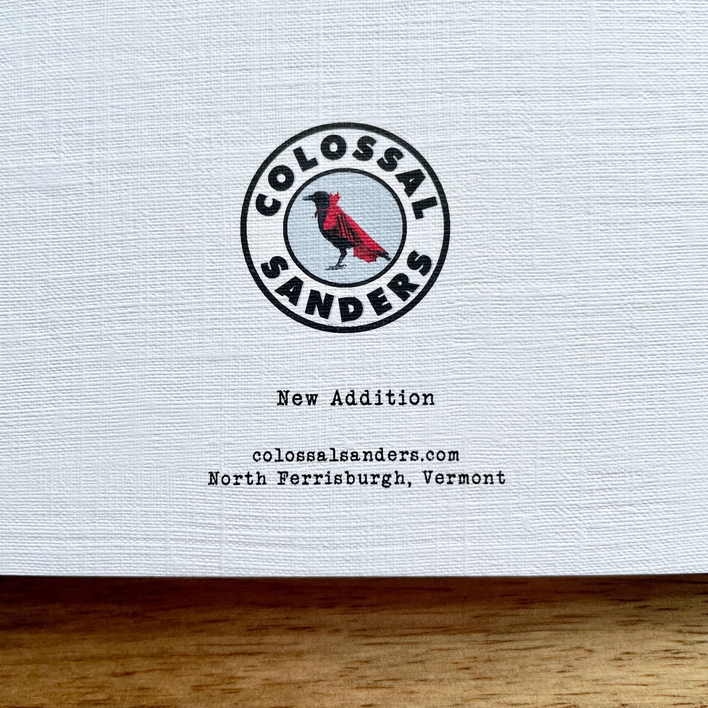 Congrats on Your New Addition Baby funny quirky greeting car