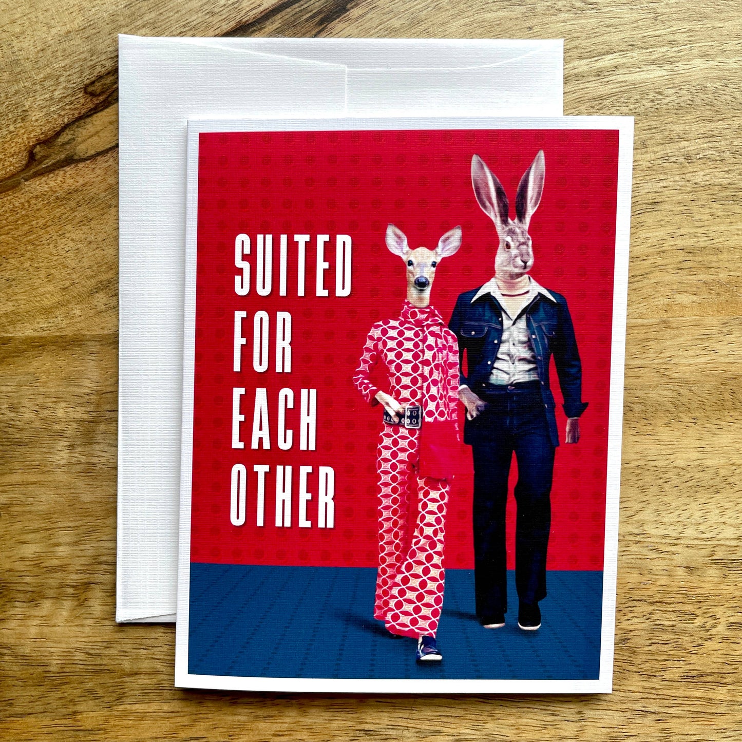 Suited for Each Other funny love greeting card