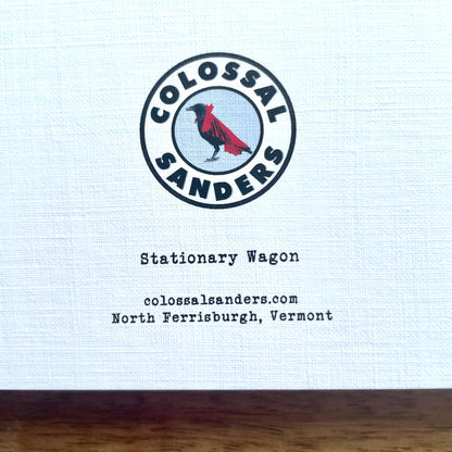 Stationary Wagon funny greeting card